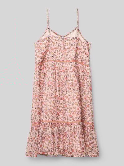Happy Girls Kleid im Stufen-Look mit Spaghettiträgern Ecru 3
