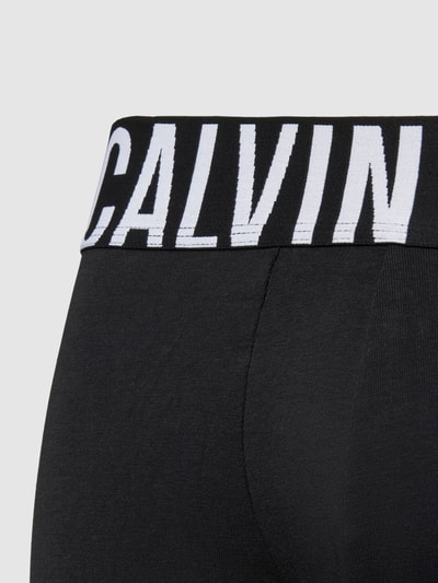 Calvin Klein Underwear Obcisłe bokserki z paskiem z logo w zestawie 3 szt. Czarny 2