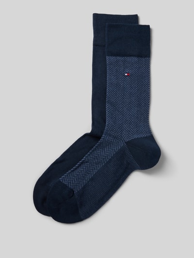 Tommy Hilfiger Kousen van katoenmix, per 2 paar Marineblauw - 1