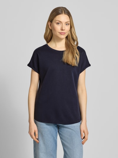 Christian Berg Woman T-Shirt mit Viskosen-Anteil Dunkelblau 4