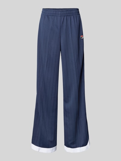 FILA Straight Leg Trackpants mit Logo-Badge Modell 'LORCE' Dunkelblau 2