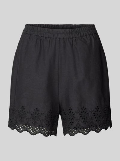 Only Shorts mit Lochstickerei Modell 'LOU' Black 2