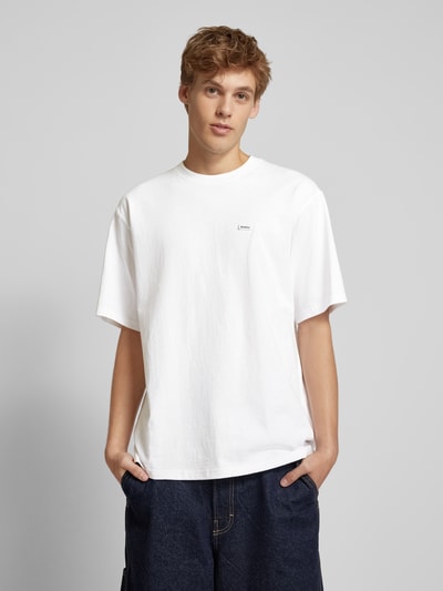 Dickies T-shirt met labelprint, model 'CLANCY' Wit - 4