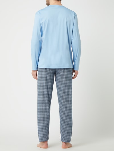 Calida Pyjama aus Baumwolle Modell 'Relax Choice' Hellblau 4