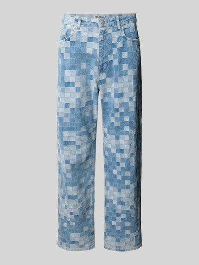 REVIEW Baggy Fit Jeans aus reiner Baumwolle Blau 2