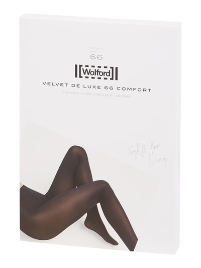 Wolford Strumpfhose in matter Optik Modell 'Velvet' - 66 DEN Black 3