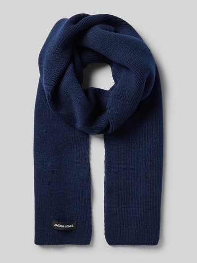 Jack & Jones Sjaal met labeldetail Marineblauw - 1