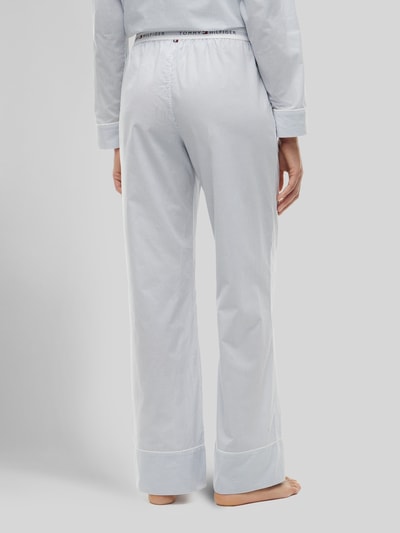 Tommy Hilfiger comfort fit pyjama van puur katoen Lichtblauw - 5