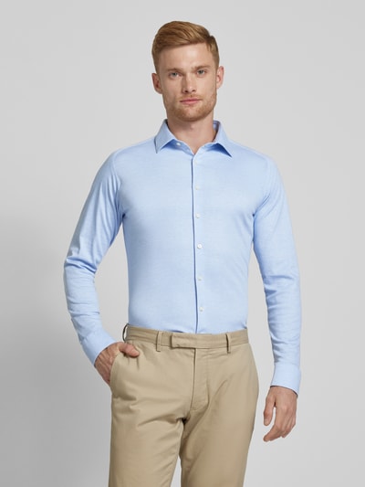 Desoto Slim Fit Business-Hemd mit Kentkragen Bleu 4