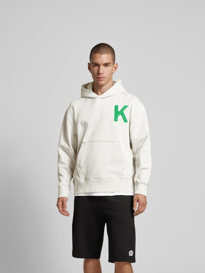 Kenzo Hoodie mit Kapuze Mittelgrau Melange 4