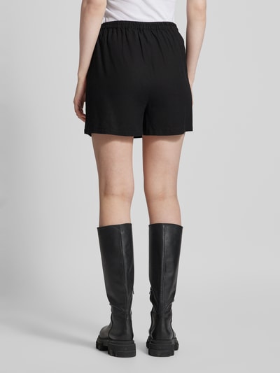 Vero Moda High waist minirok met strikceintuur, model 'MYMILO' Zwart - 5