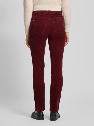 Christian Berg Woman Stoffen broek met 5-pocketmodel Donkerrood - 5