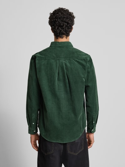 Carhartt Work In Progress Koszula casualowa o kroju regular fit z imitacji sztruksu model ‘Madison’ Ciemnozielony 5