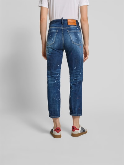 Dsquared2 Straight Fit Jeans im Destroyed-Look Marine 5