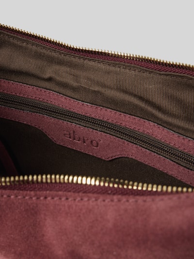 Abro Handtasche aus Leder mit Tragehenkel Modell 'NANA' Dunkelrot 5
