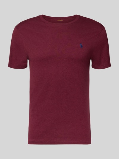 Polo Ralph Lauren T-shirt met logostitching Lichtrood - 2