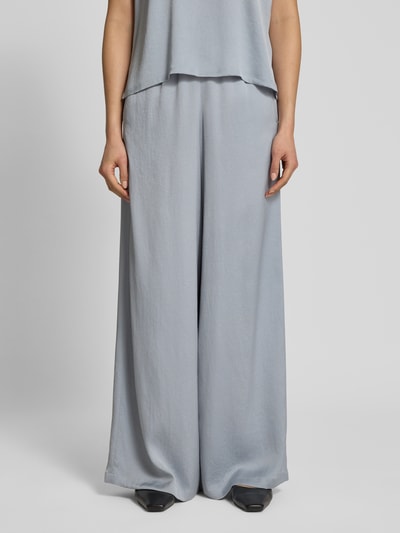 Drykorn Broek met wijde pijpen en elastische band, model 'CEILING' Lichtblauw - 4