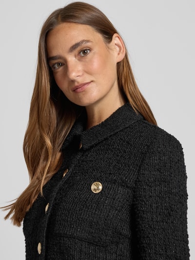 Betty Barclay Żakiet z efektem bouclé Czarny 3