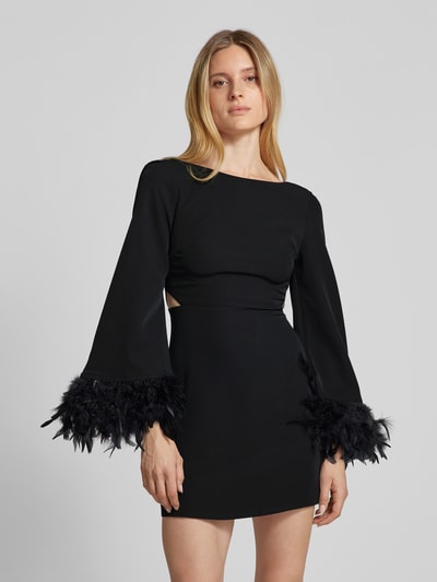 Lipsy Cocktailkleid mit Trompetenärmeln Black 4