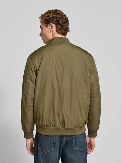 Selected Regular Fit Bomberjacke mit Baseball-Kragen Modell 'CHARLES' Oliv 5