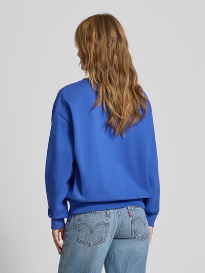 Calvin Klein Jeans Sweatshirt met labelprint Koningsblauw - 5