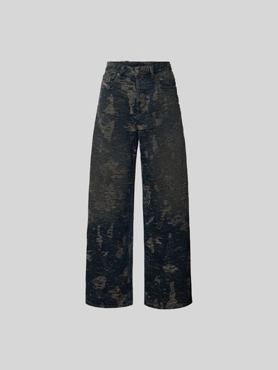 Diesel Wide Fit Jeans im Used-Look Dunkelgrau 2
