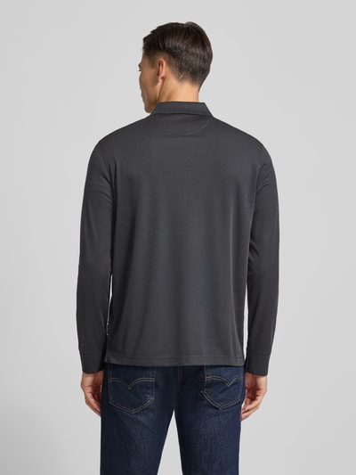 bugatti Koszulka polo z wyhaftowanym logo Ciemnoszary 5