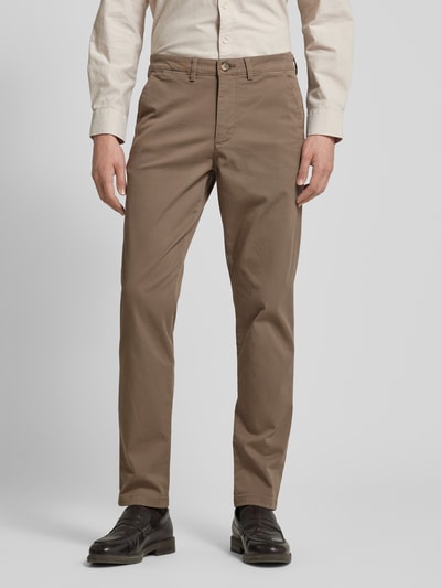 SELECTED HOMME Slim fit chino met ceintuurlussen, model 'NEW Miles' Camel - 4