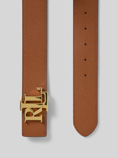 Lauren Ralph Lauren Gürtel aus Rindsleder mit Label-Applikation Cognac 3