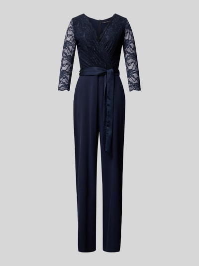 Swing Jumpsuit in Wickel-Optik Marine 2