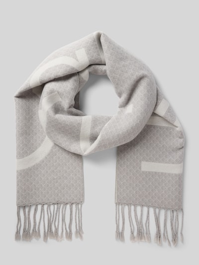 CK Calvin Klein Sjaal met rafels Middengrijs - 1