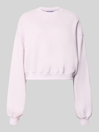 Nike Oversized Sweatshirt aus Baumwoll-Mix  Hellrosa 1