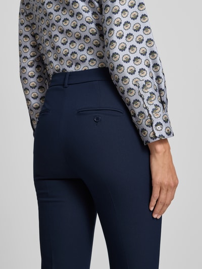 Weekend Max Mara Spodnie materiałowe z kieszeniami z tyłu model ‘FREDA’ Granatowy 3