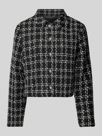 Vero Moda Tweed jack met sierknopen Zwart - 2