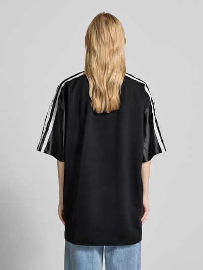 Karo Kauer Oversized T-shirt met labelprint Zwart - 5