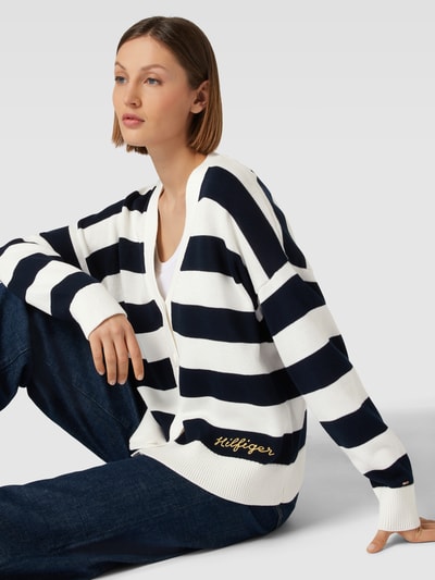 Tommy Hilfiger Strickjacke aus gewachster Baumwolle Modell 'LIGHTHOUSE' Offwhite 3