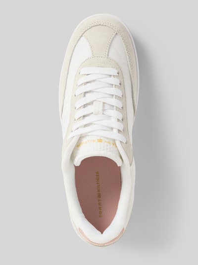 Tommy Hilfiger Low Top Sneaker mit Echtleder-Applikationen Modell 'HERITAGE' Weiss 3