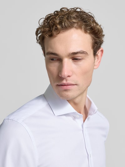 ETERNA Slim Fit Businesshemd aus Twill Weiss 3