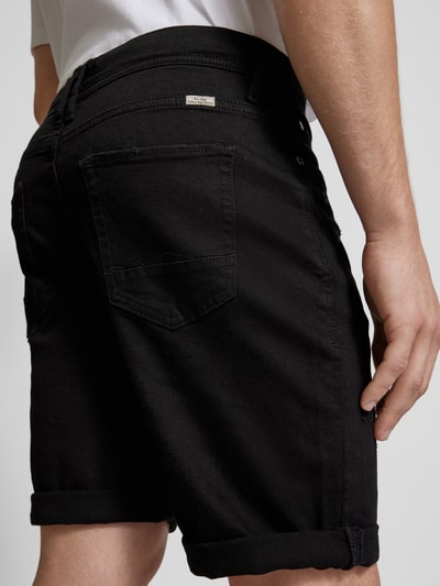 Blend Slim Fit Jeansshorts im 5-Pocket-Design Black 3