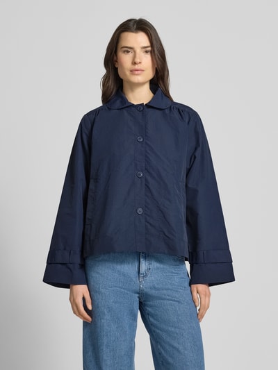 LOLLYS LAUNDRY Kurtka z kołnierzem wykładanym model 'Viola' Granatowy 4