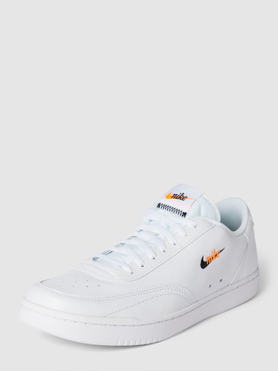 Nike Sneaker aus Leder mit Label-Details Modell 'Court Vintage' Weiss 1