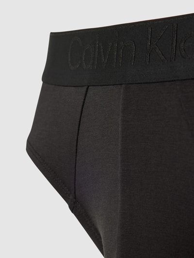 Calvin Klein Underwear Slip mit elastischem Logo-Bund im 3er-Pack Black 2