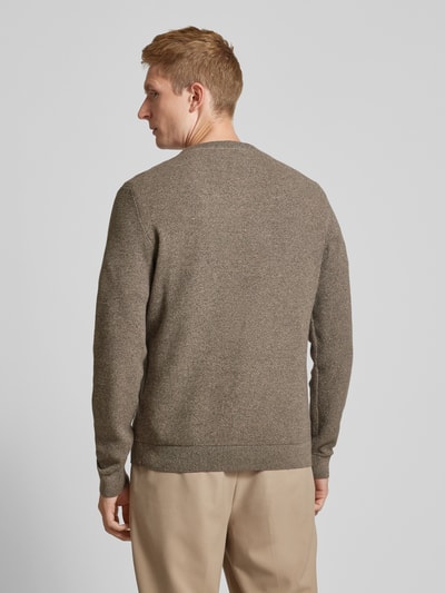 SELECTED HOMME Gebreide pullover met ribboorden, model 'ROSS' Middengrijs - 5