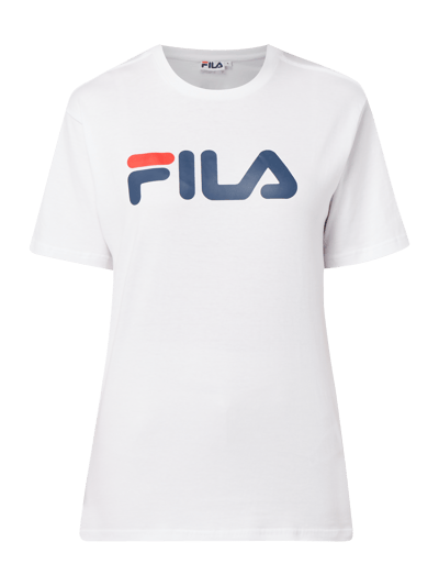 FILA T-shirt z nadrukiem z logo  Biały 2