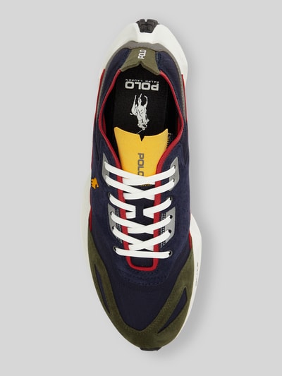 Polo Ralph Lauren Sneaker Low mit Plateauprofil aus Rindsnappa Dunkelblau 3