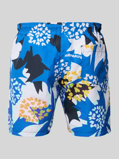 Napapijri Badehose mit elastischem Bund und Tunnelzug Blau 3