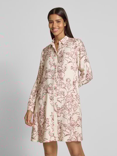 JAKE*S STUDIO WOMAN Knielanges Hemdblusenkleid mit durchgehender Knopfleiste Rostrot 4