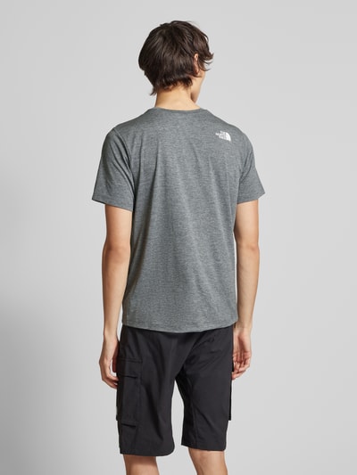 The North Face T-shirt met labelprint Grafiet - 5