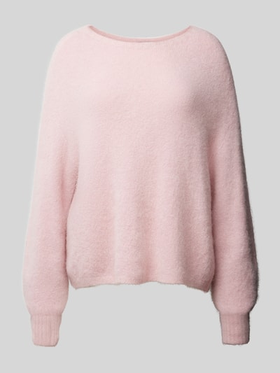 Marella Gebreide pullover met ronde hals, model 'OVIDIO' Roze - 1