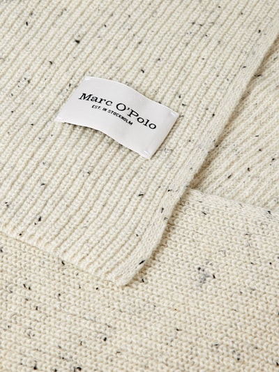 Marc O'Polo Schal aus Woll-Mix in Melange Offwhite 2